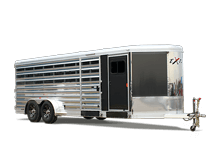 Exiss Exhibitor Bumper Pull 716A Low Pro Livestock Trailer
